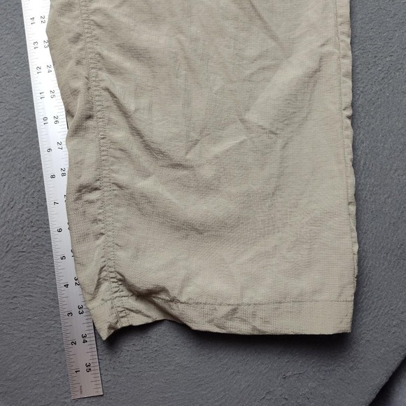 Columbia PFG Pants Mens 2XT Khaki Convertible Zip Off Cargo Nylon Outdoor Hiking - Picture 10 of 13